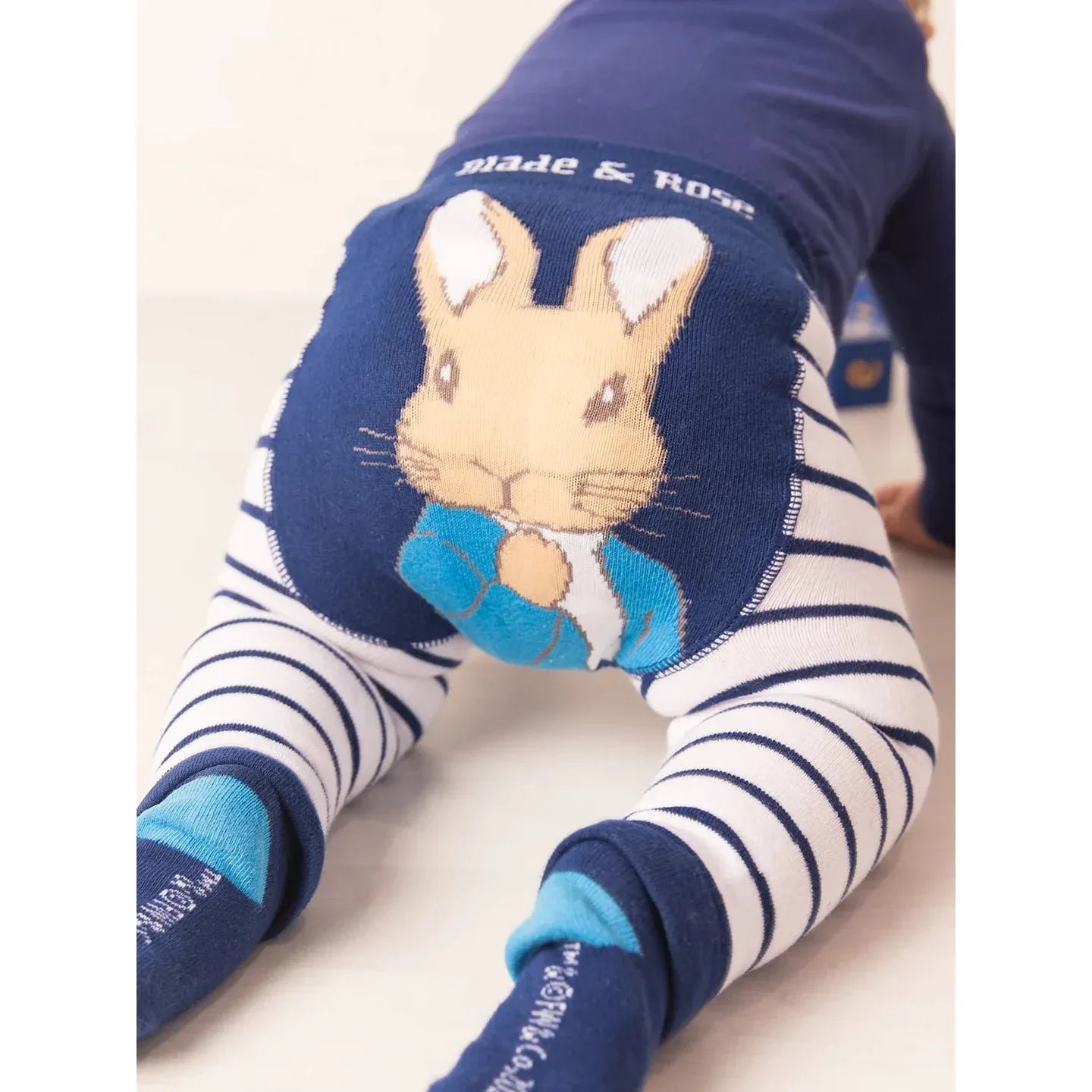 Peter Rabbit Navy Striped Leggings