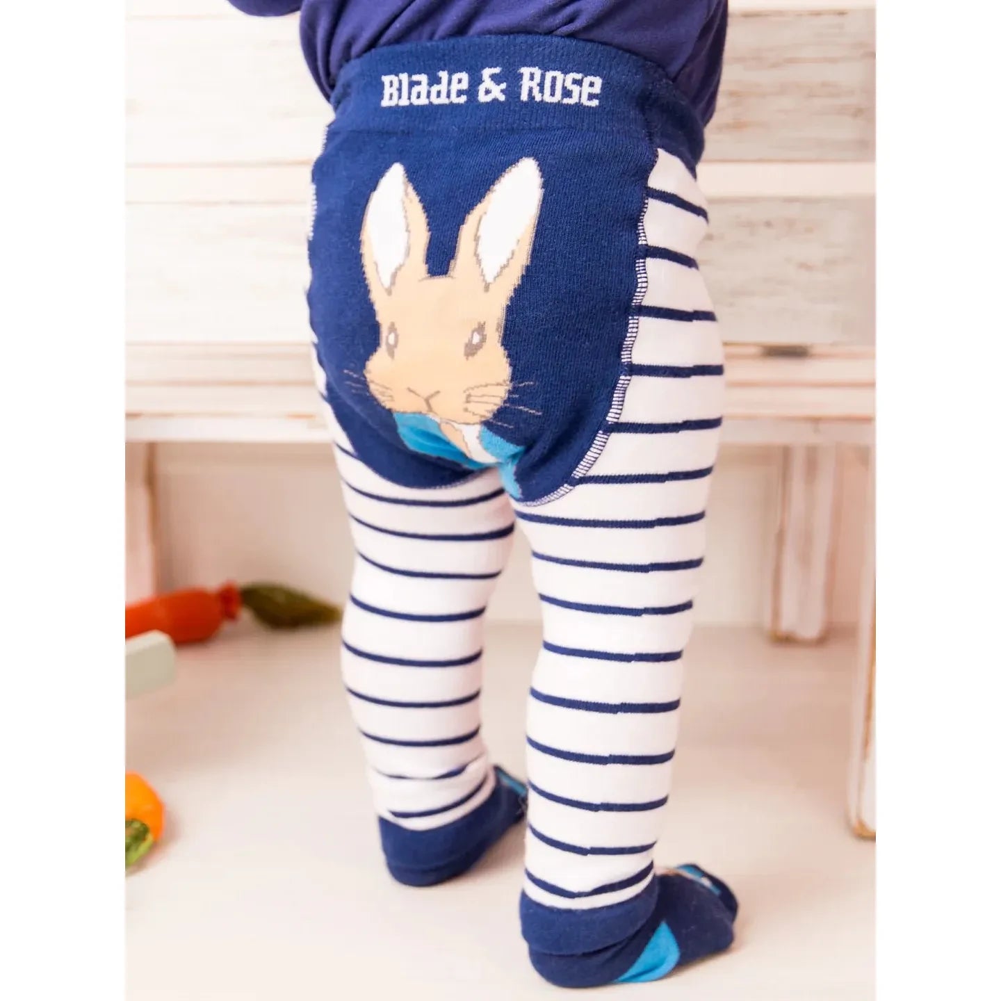 Peter Rabbit Navy Striped Leggings